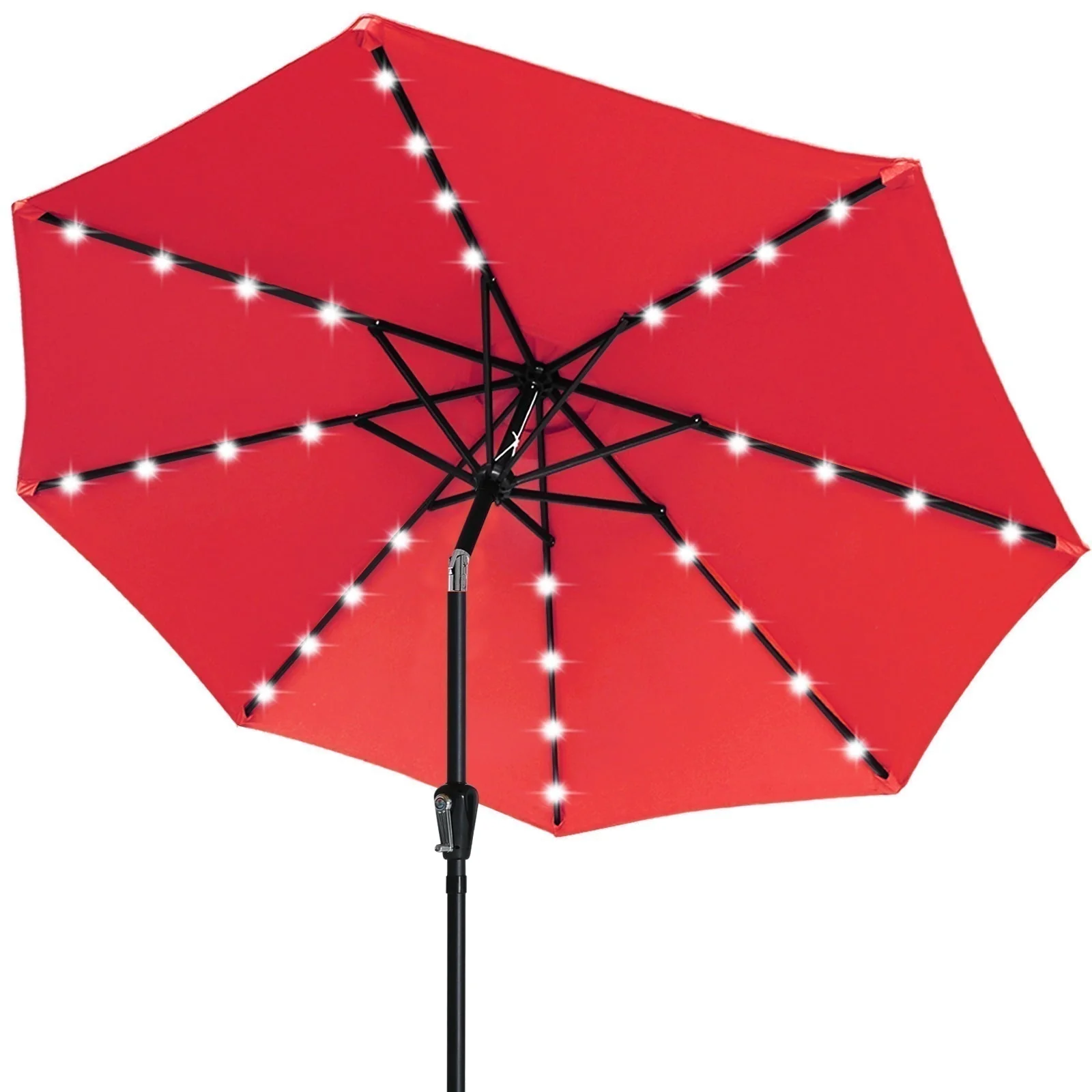 Patio Solar Umbrella Outdoor with 32LED Lights - Image 4