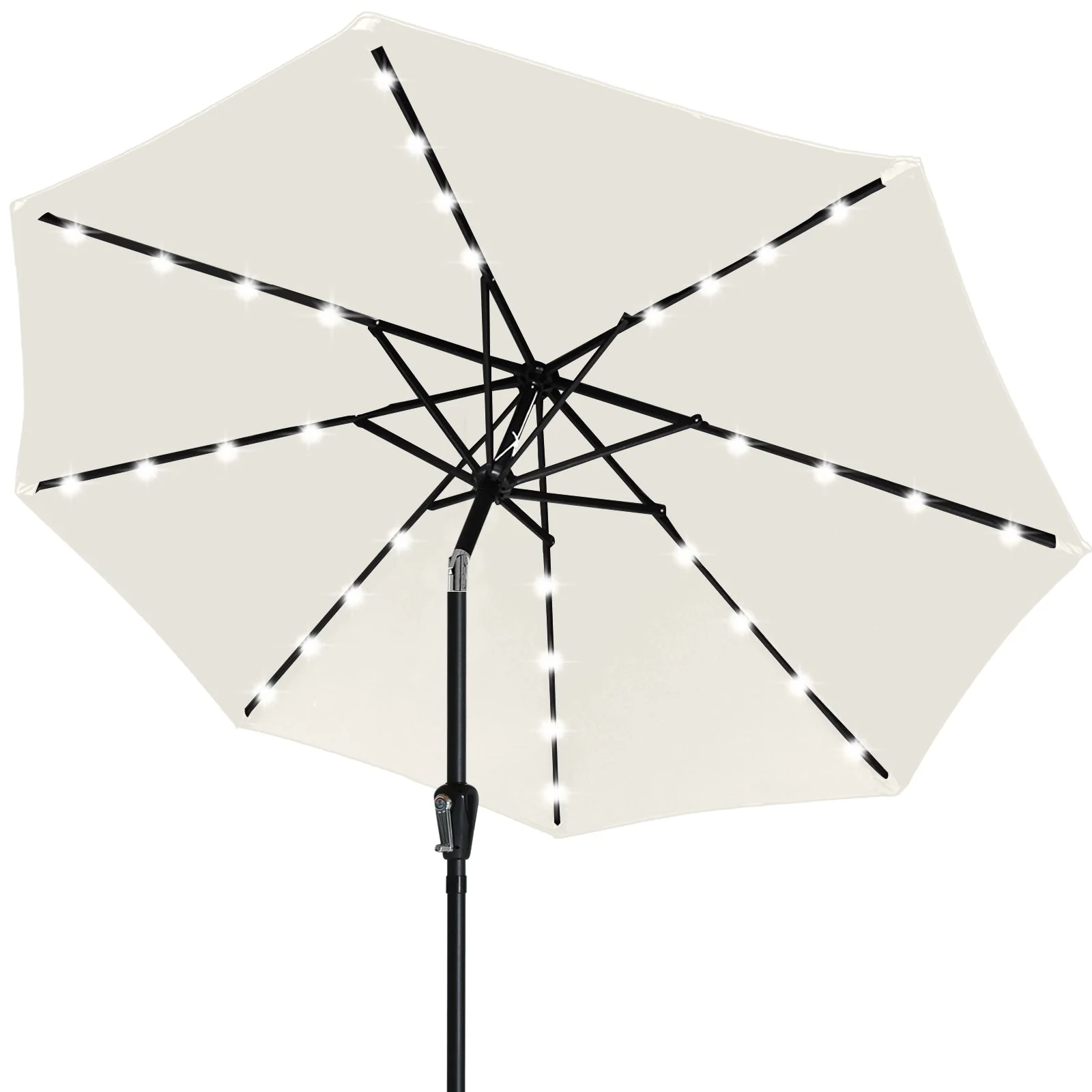 Patio Solar Umbrella Outdoor with 32LED Lights - Image 8