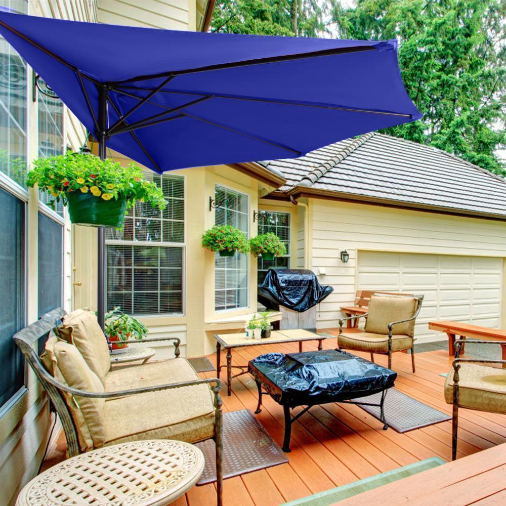 Patio Umbrella Half Round Outdoor Umbrella - Image 11