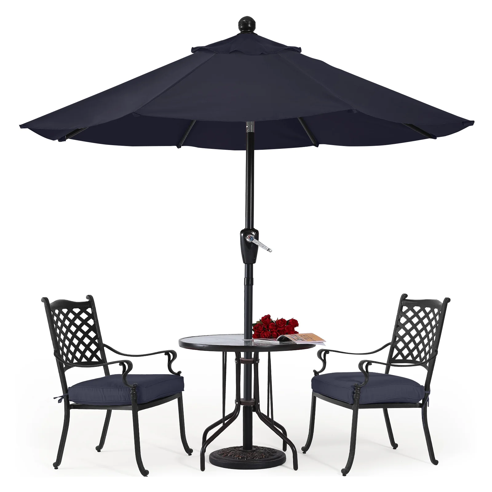 Patio Umbrella with Push Button Tilt  8 Ribs - Image 20