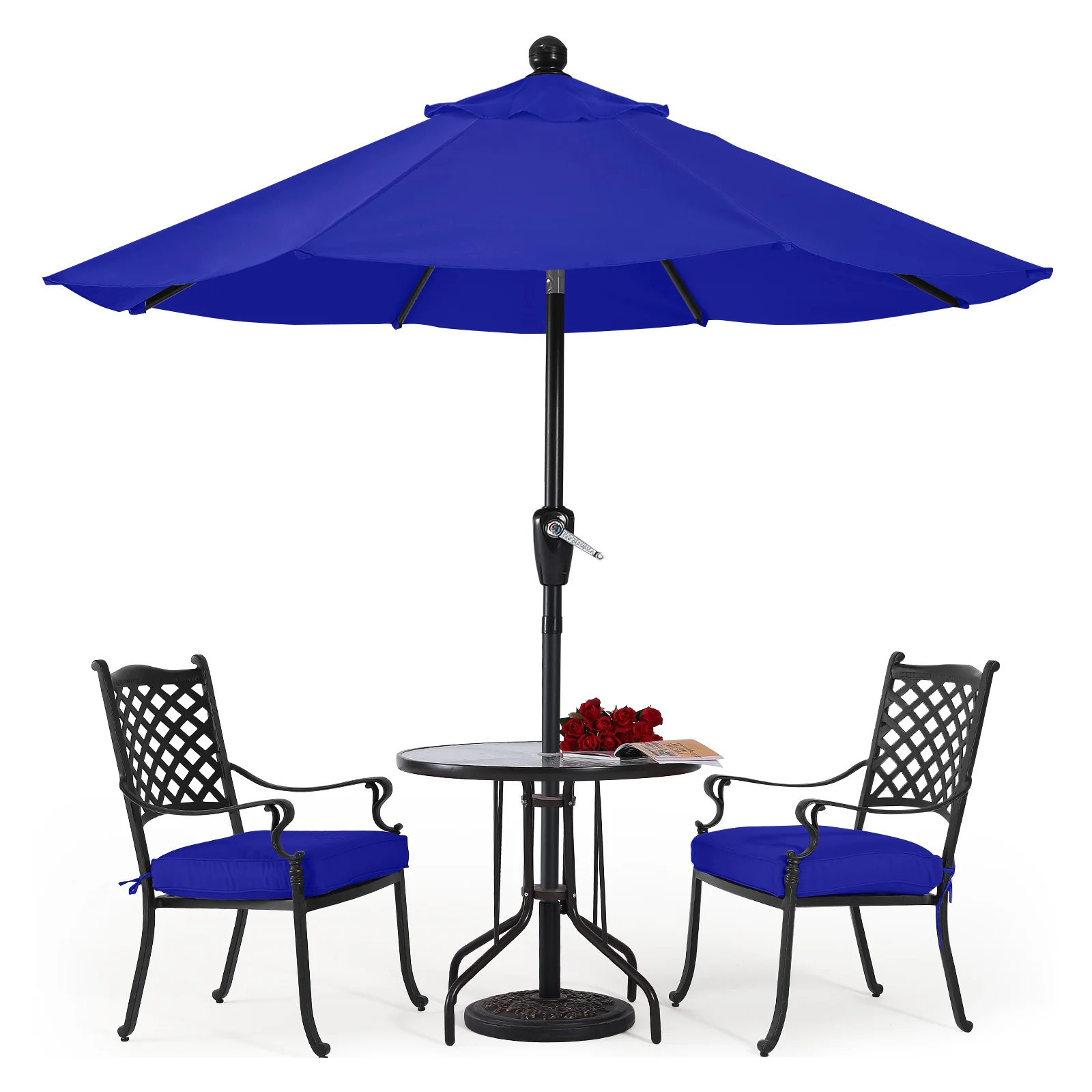 Patio Umbrella with Push Button Tilt  8 Ribs - Image 22