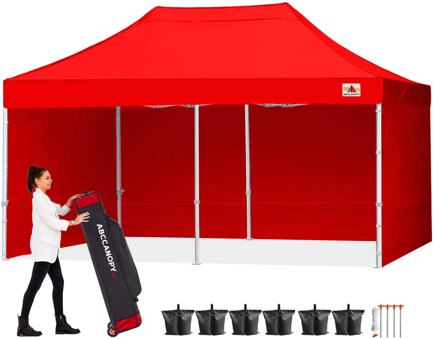 S1 Nova Base™-Lite Pop Up Canopy Tent with Sidewalls 10x10/10x15/10x20 - Image 36