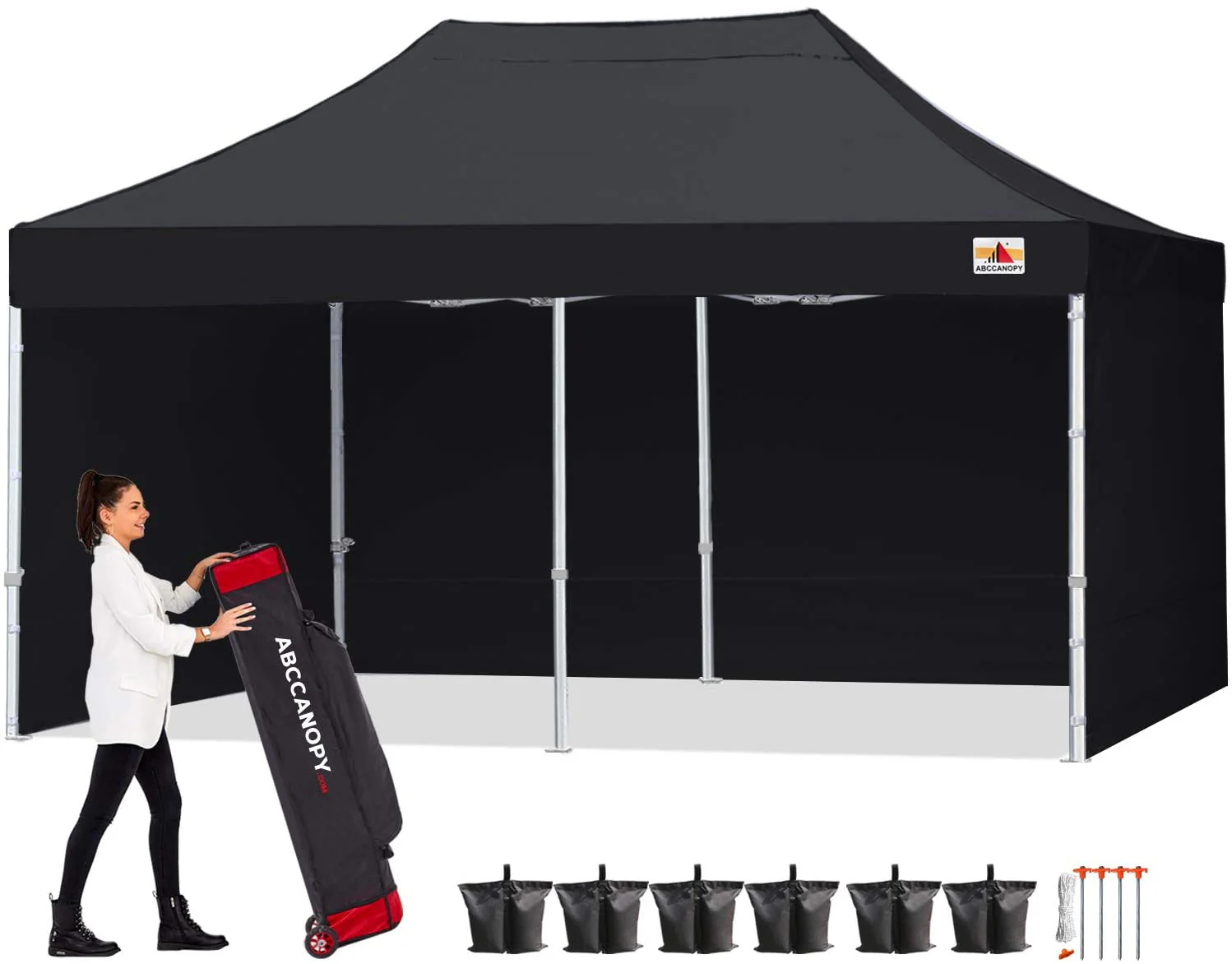 S1 Nova Base™-Lite Pop Up Canopy Tent with Sidewalls 10x10/10x15/10x20 - Image 40