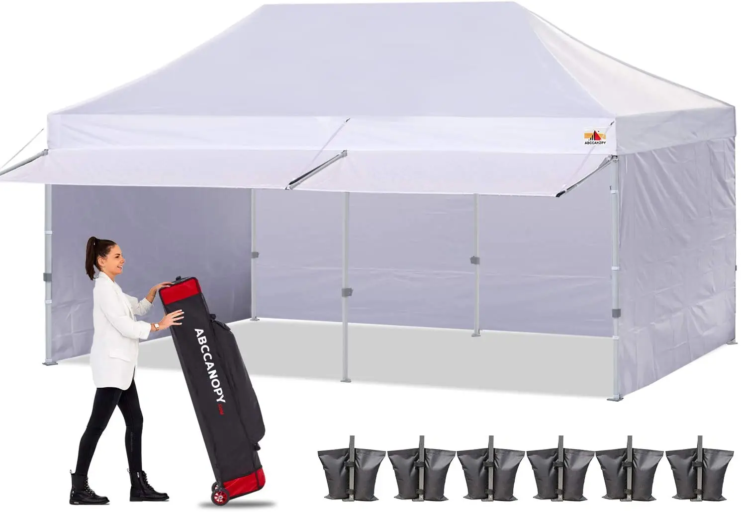 S1 Nova Base™-Lite Commercial Pop Up Canopy Tent with Awning 10x10/10x20 - Image 13