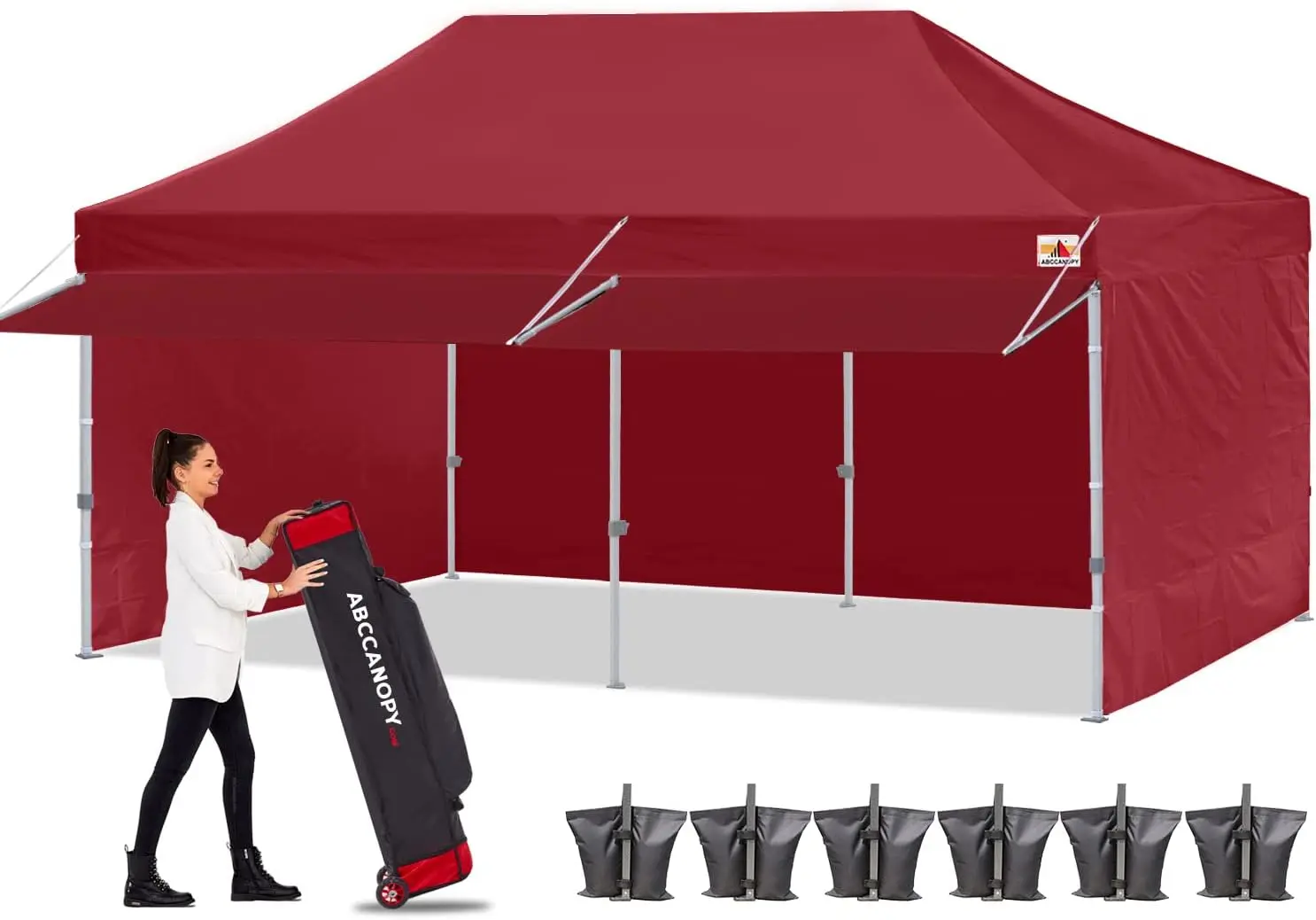 S1 Nova Base™-Lite Commercial Pop Up Canopy Tent with Awning 10x10/10x20 - Image 14