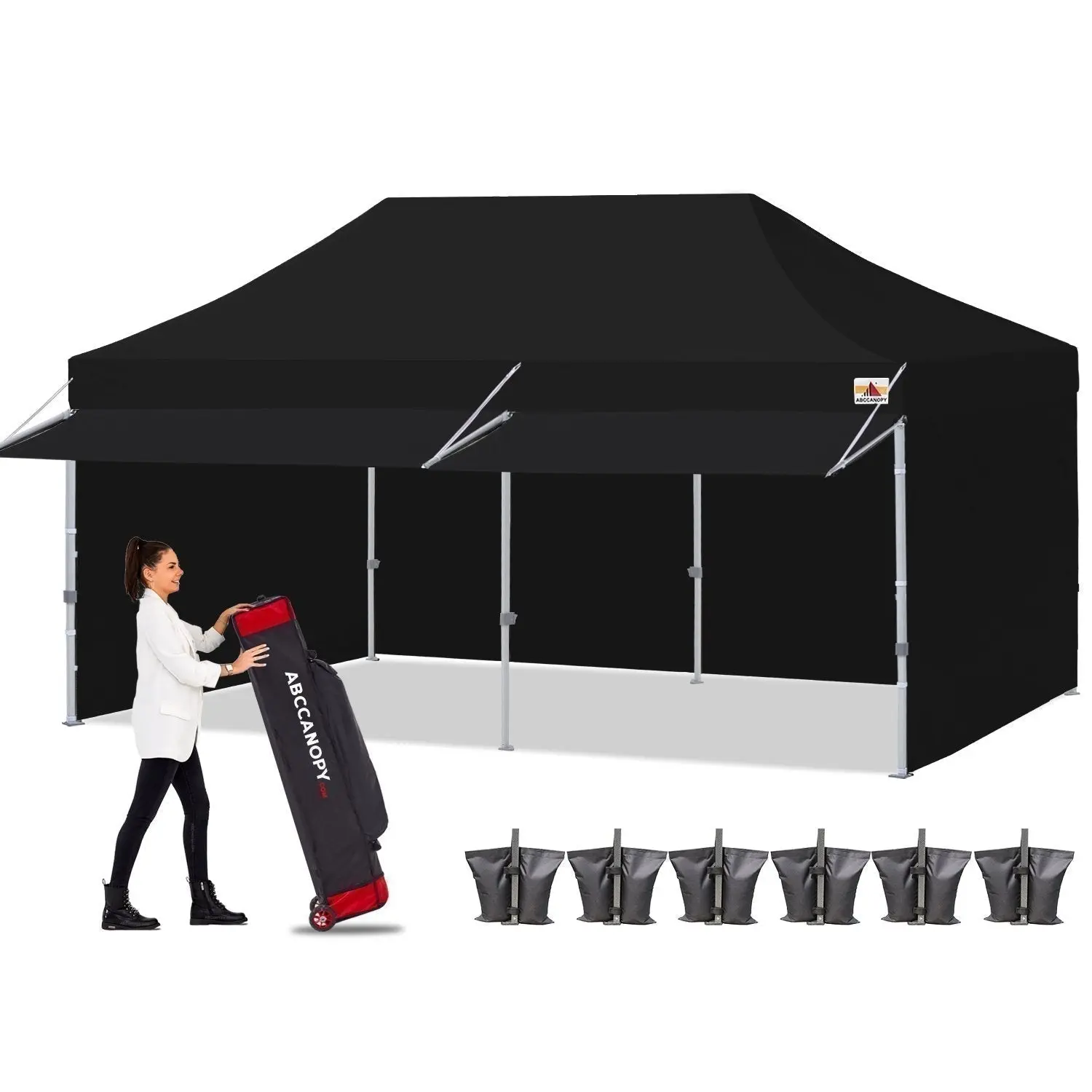 S1 Nova Base™-Lite Commercial Pop Up Canopy Tent with Awning 10x10/10x20 - Image 4
