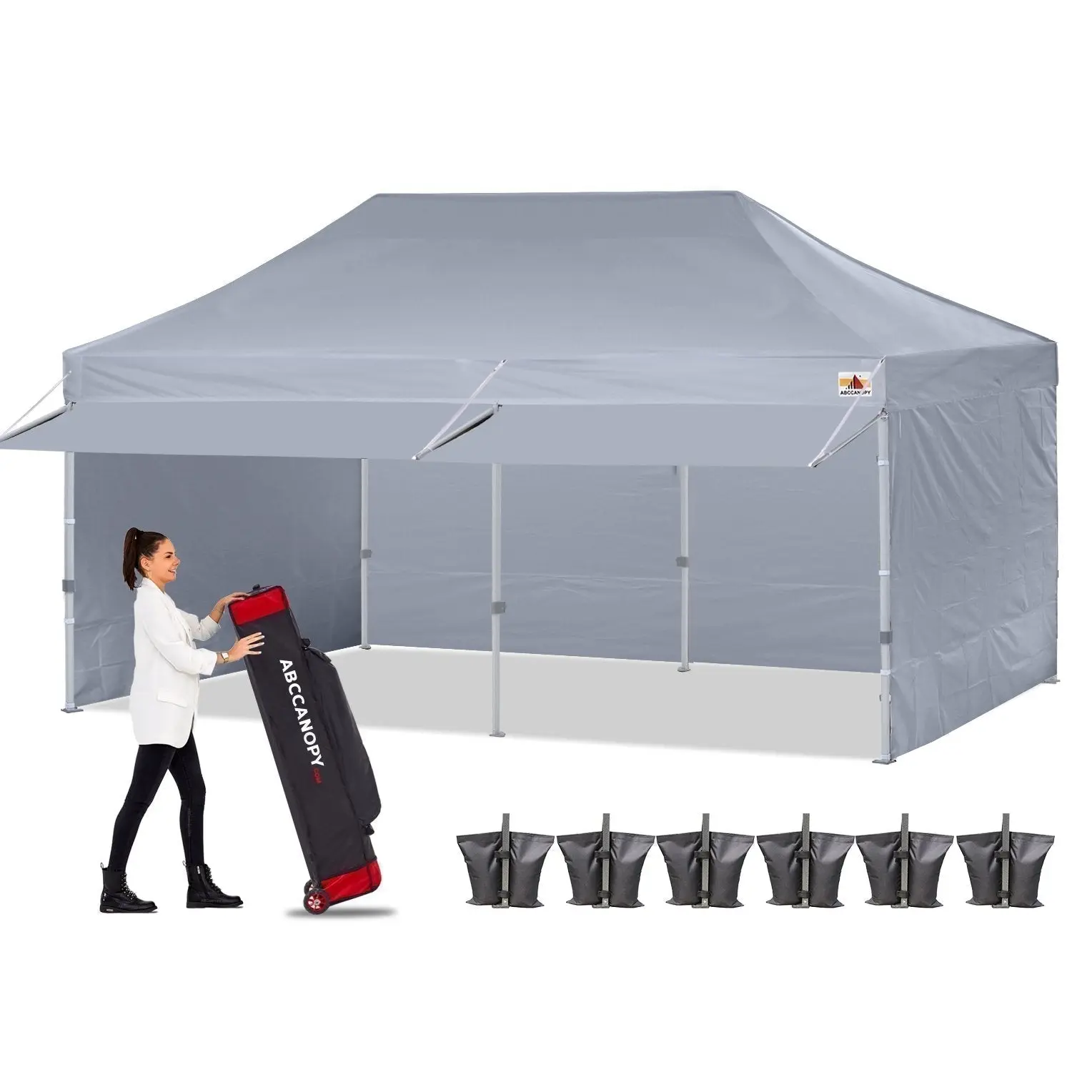 S1 Nova Base™-Lite Commercial Pop Up Canopy Tent with Awning 10x10/10x20 - Image 5