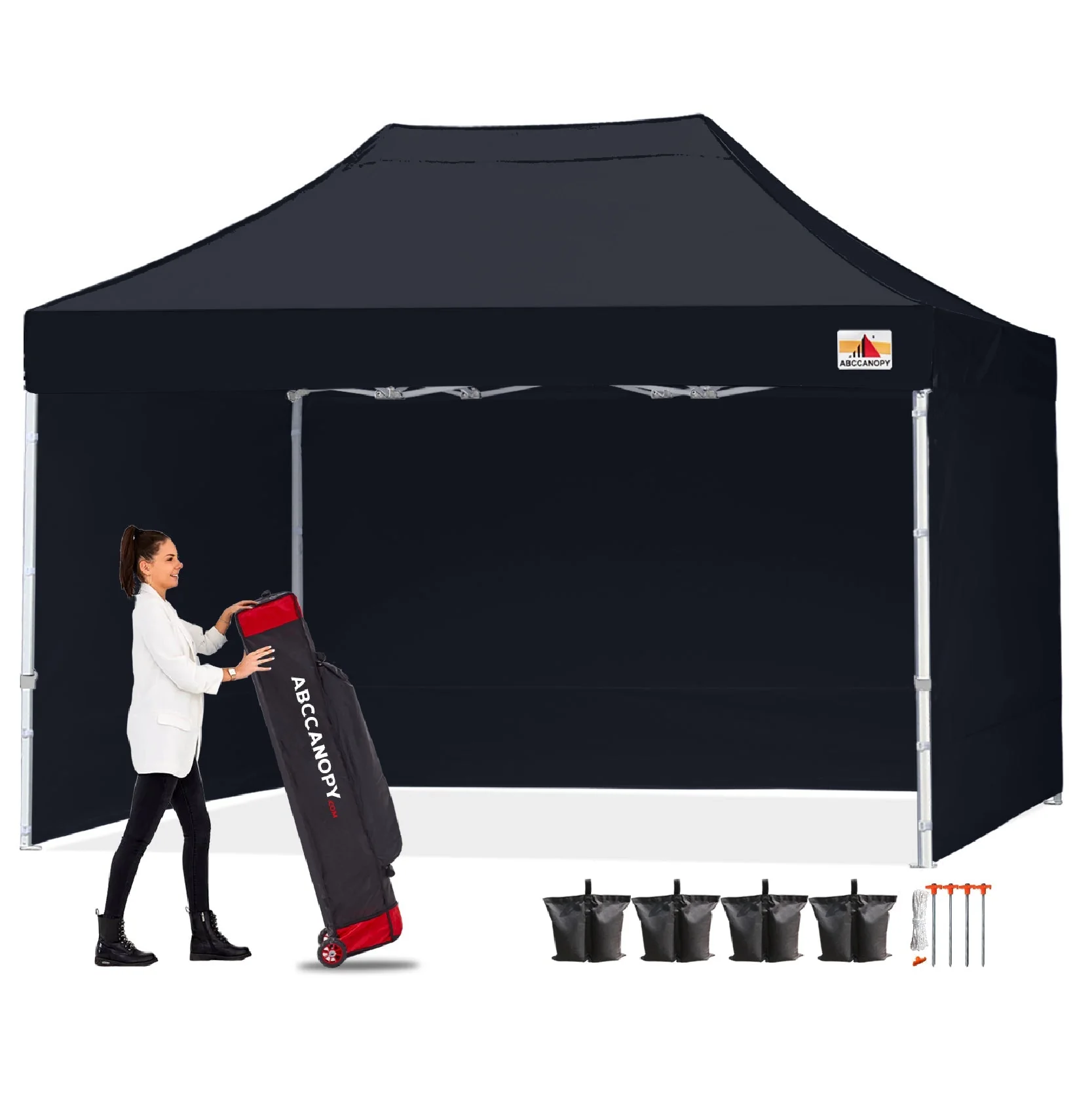 S1 Nova Base™-Lite Pop Up Canopy Tent with Sidewalls 8x8/8x12/8x16 - Image 3