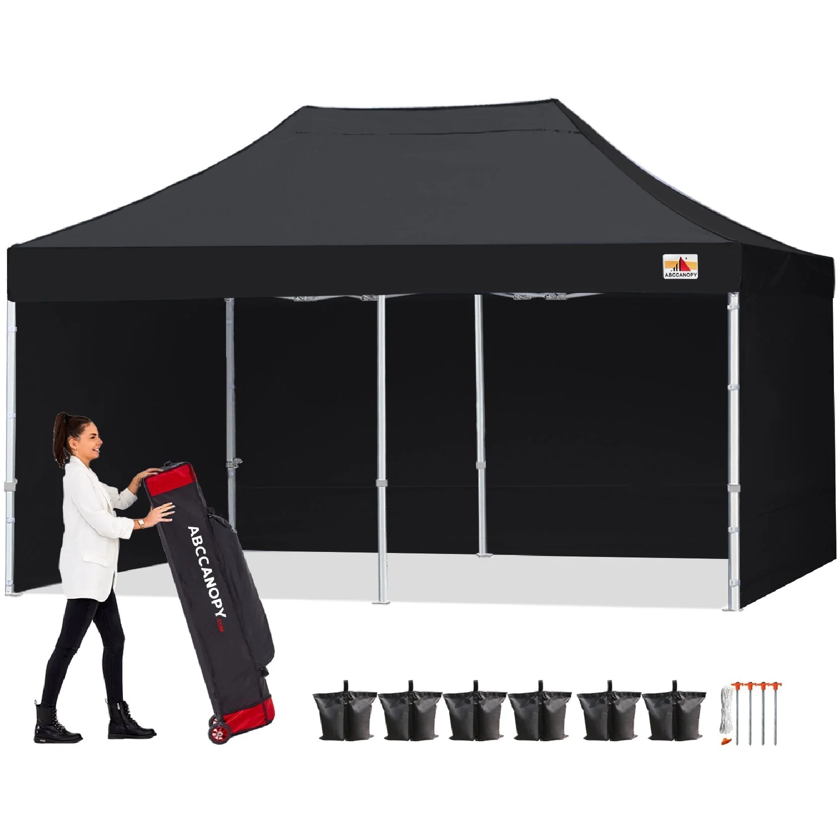 S1 Nova Base™-Lite Pop Up Canopy Tent with Sidewalls 8x8/8x12/8x16 - Image 4