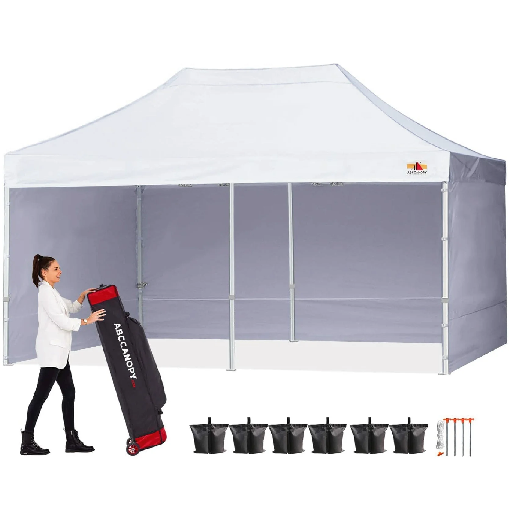 S1 Nova Base™-Lite Pop Up Canopy Tent with Sidewalls 8x8/8x12/8x16 - Image 8