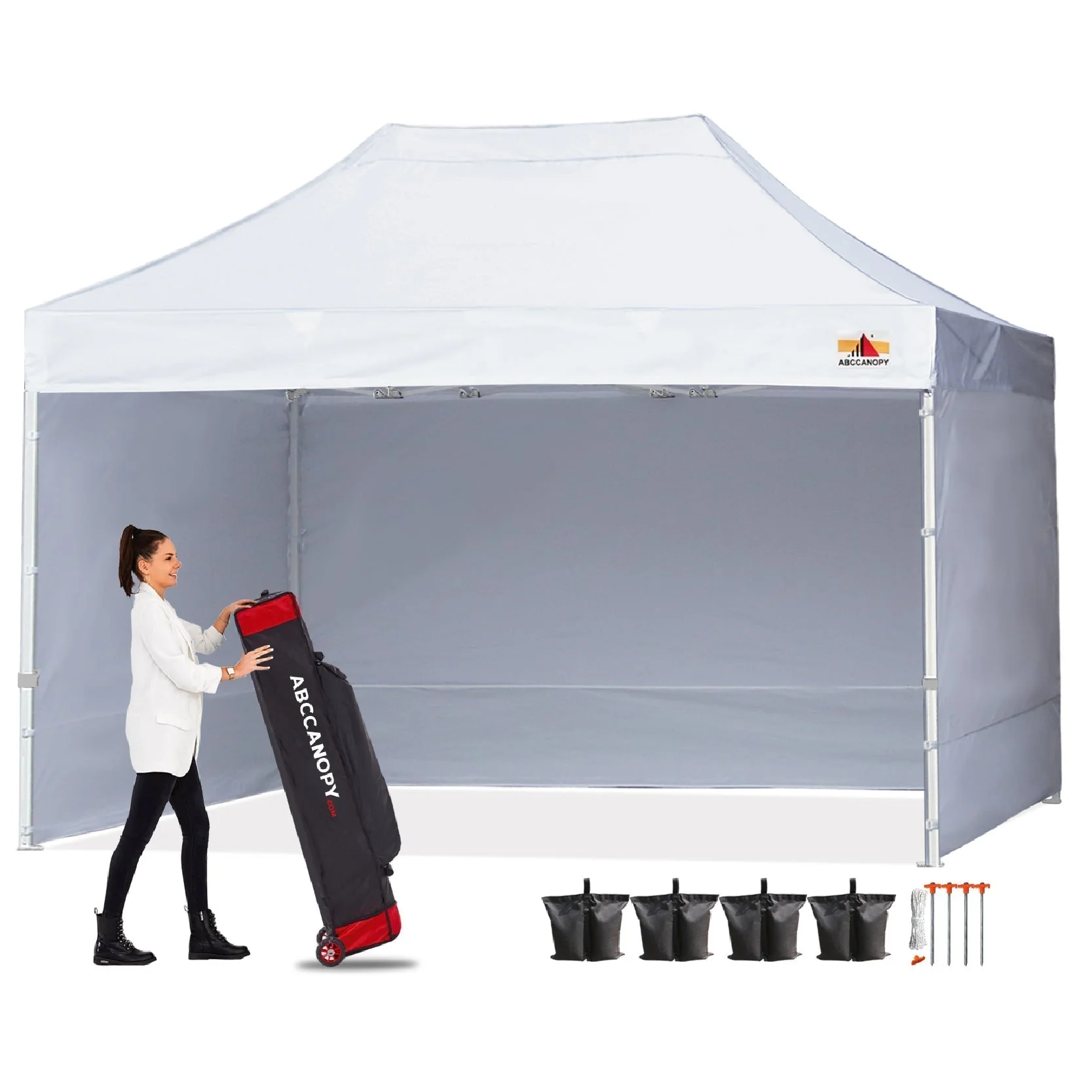 S1 Nova Base™-Lite Pop Up Canopy Tent with Sidewalls 8x8/8x12/8x16 - Image 9