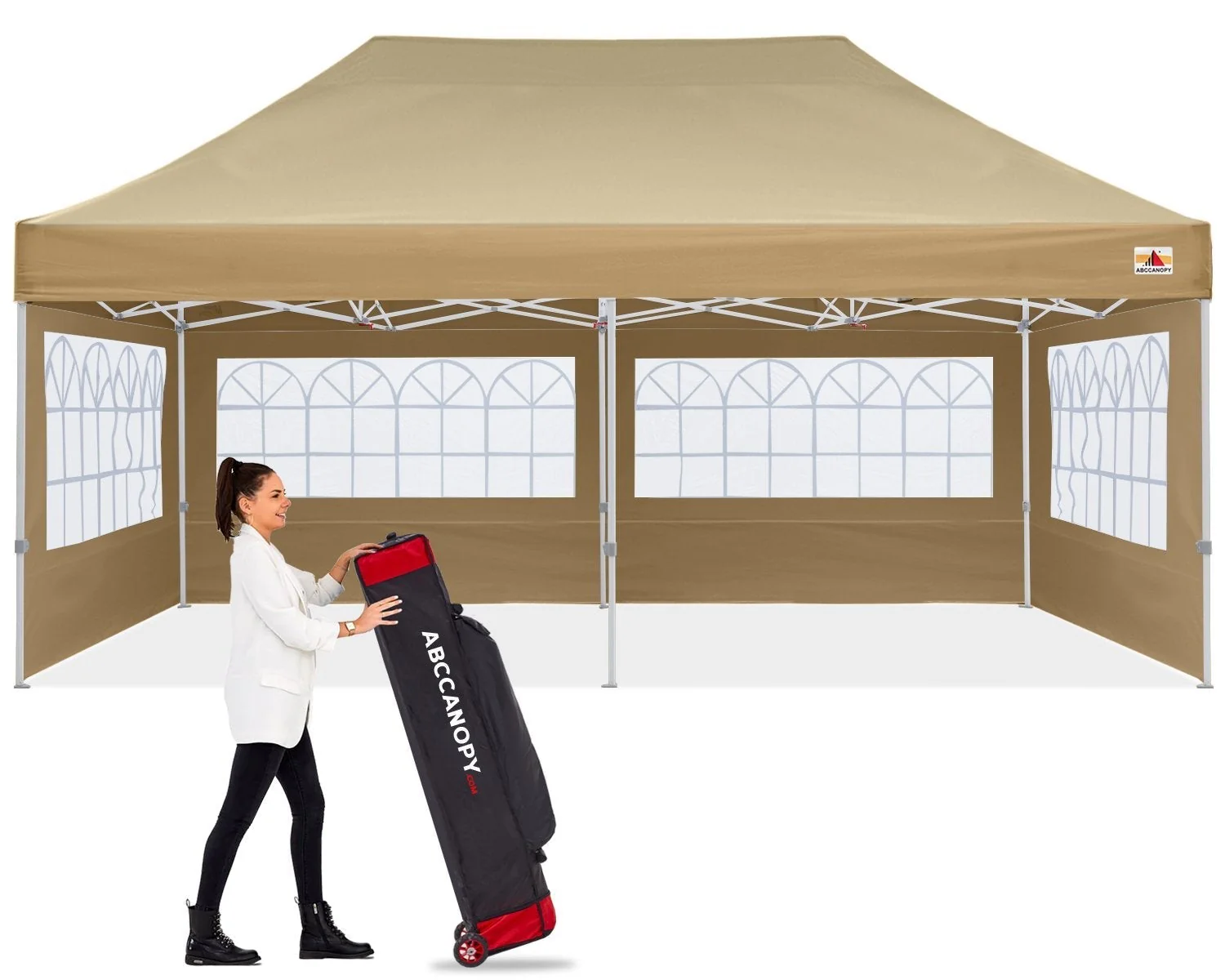 S1 Nova Base™-Lite Commercial Pop Up Canopy Tent with Window Sidewalls - Image 10