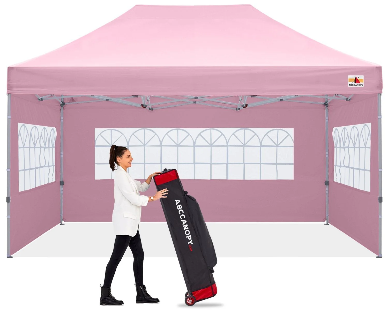 S1 Nova Base™-Lite Commercial Pop Up Canopy Tent with Window Sidewalls - Image 11