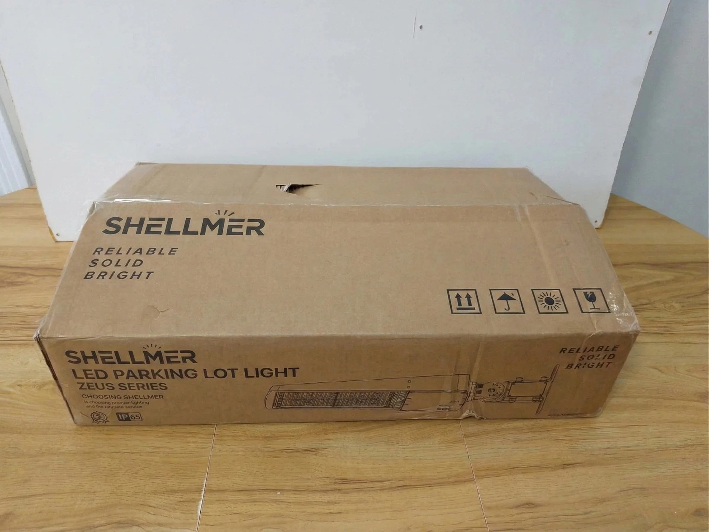 SHELLMER LED Parking Lot Lights Outdoor Commercial Area Lighting - Image 4