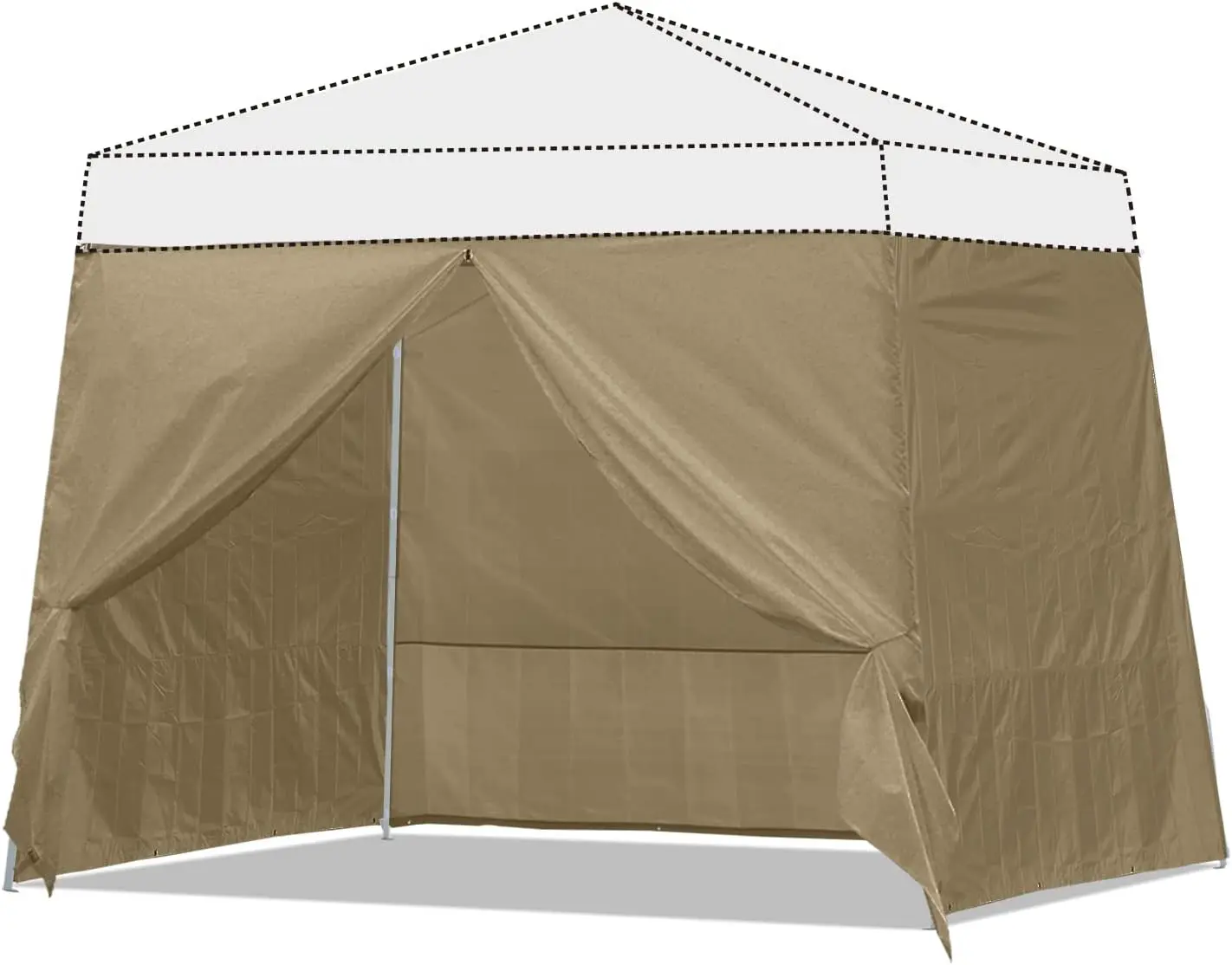 Slant Leg Canopy Replacement Side Wall 10x10 (4 Walls Only) - Image 3