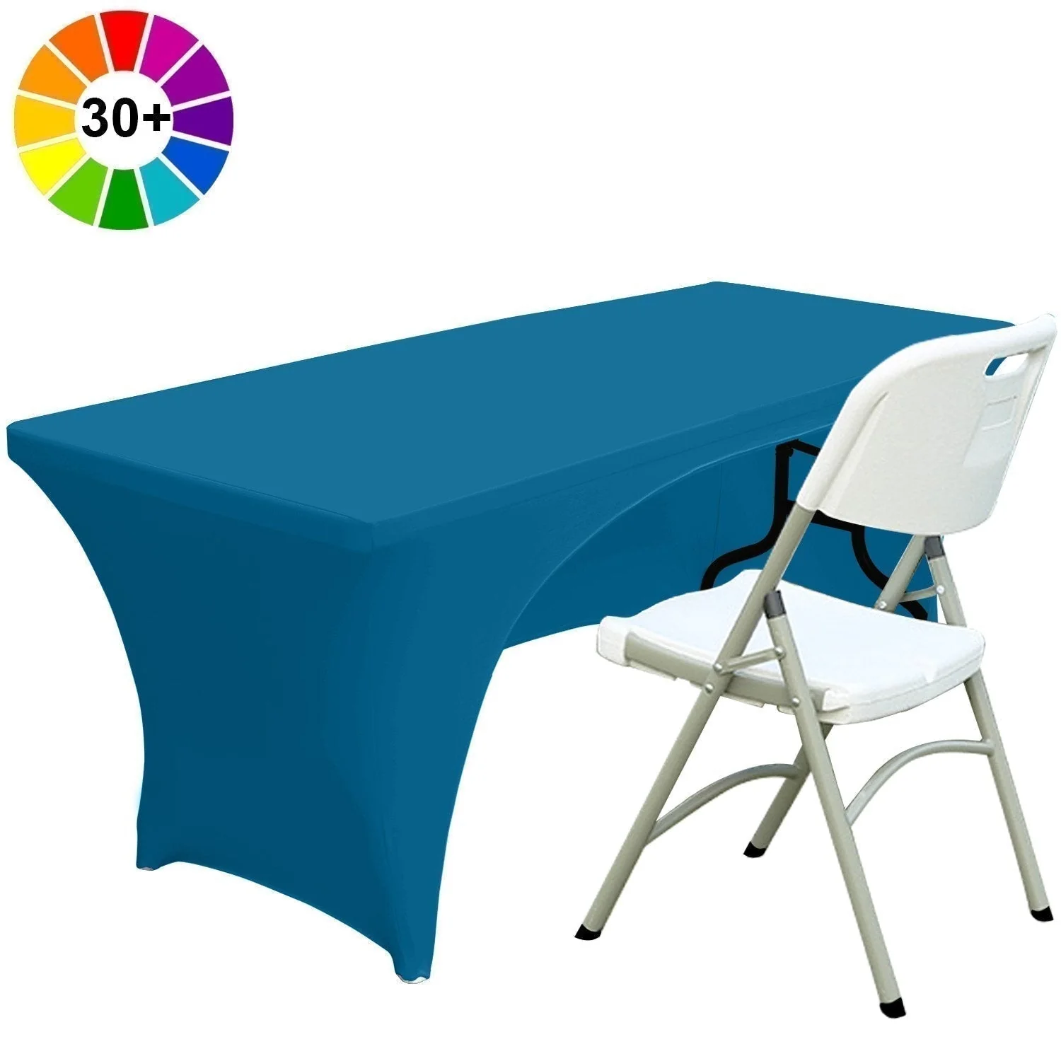 Spandex Table Cover Fitted Polyester Tablecloth（Incomplete encirclement） - Image 12