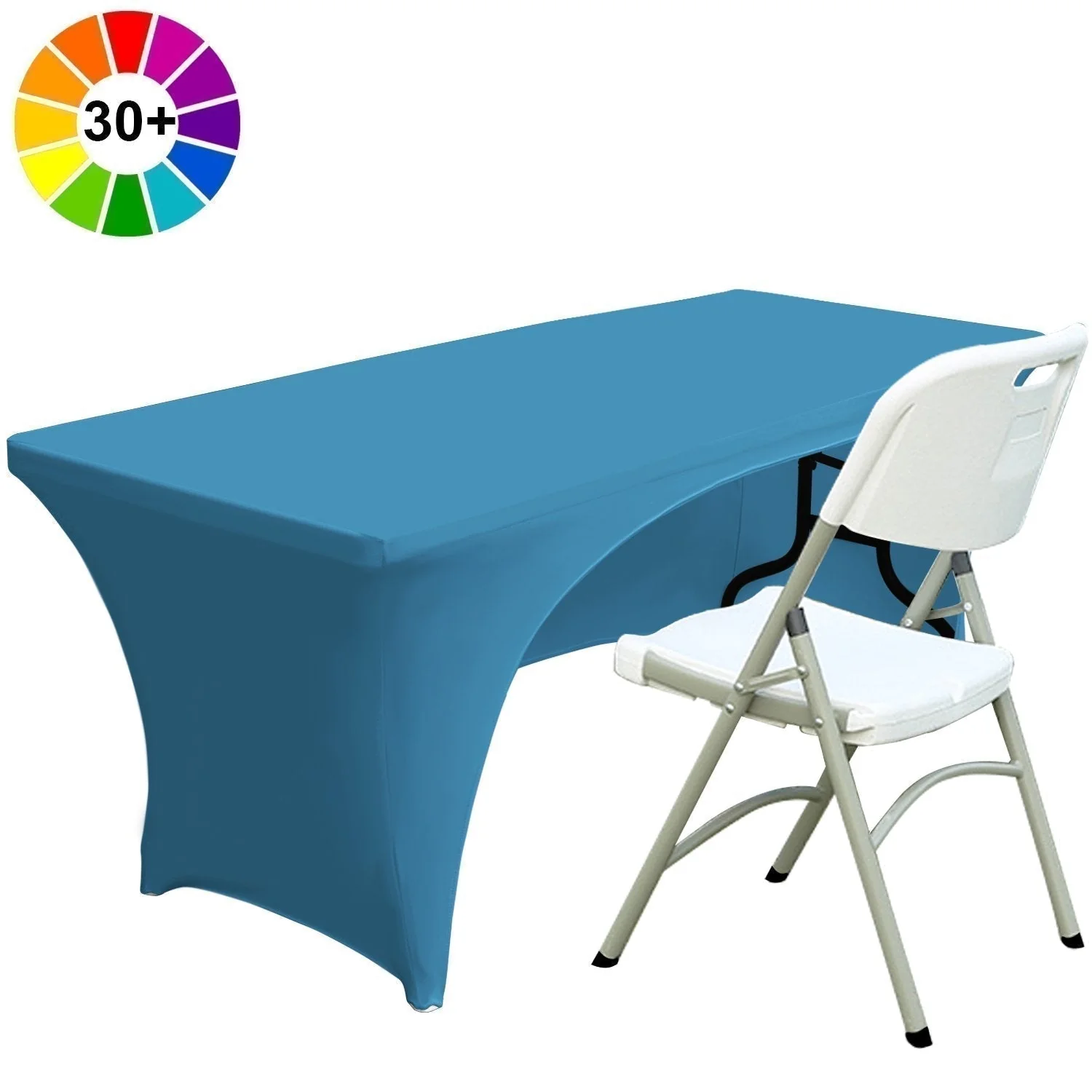 Spandex Table Cover Fitted Polyester Tablecloth（Incomplete encirclement） - Image 13