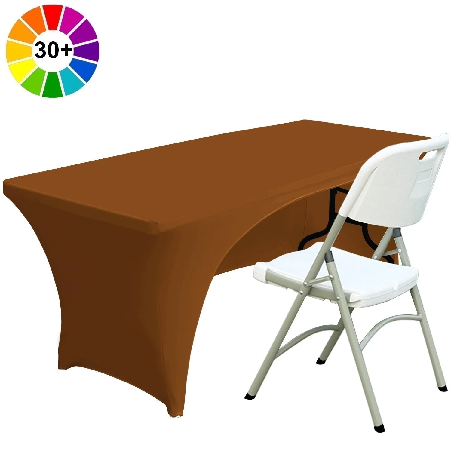 Spandex Table Cover Fitted Polyester Tablecloth（Incomplete encirclement） - Image 14