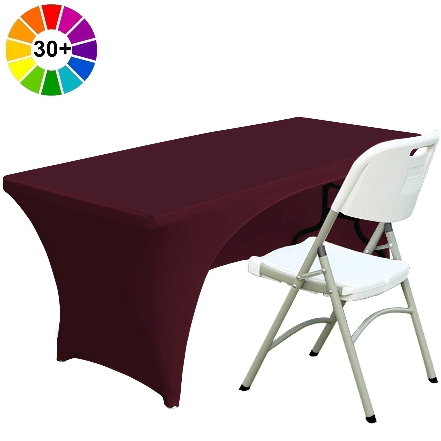 Spandex Table Cover Fitted Polyester Tablecloth（Incomplete encirclement） - Image 15