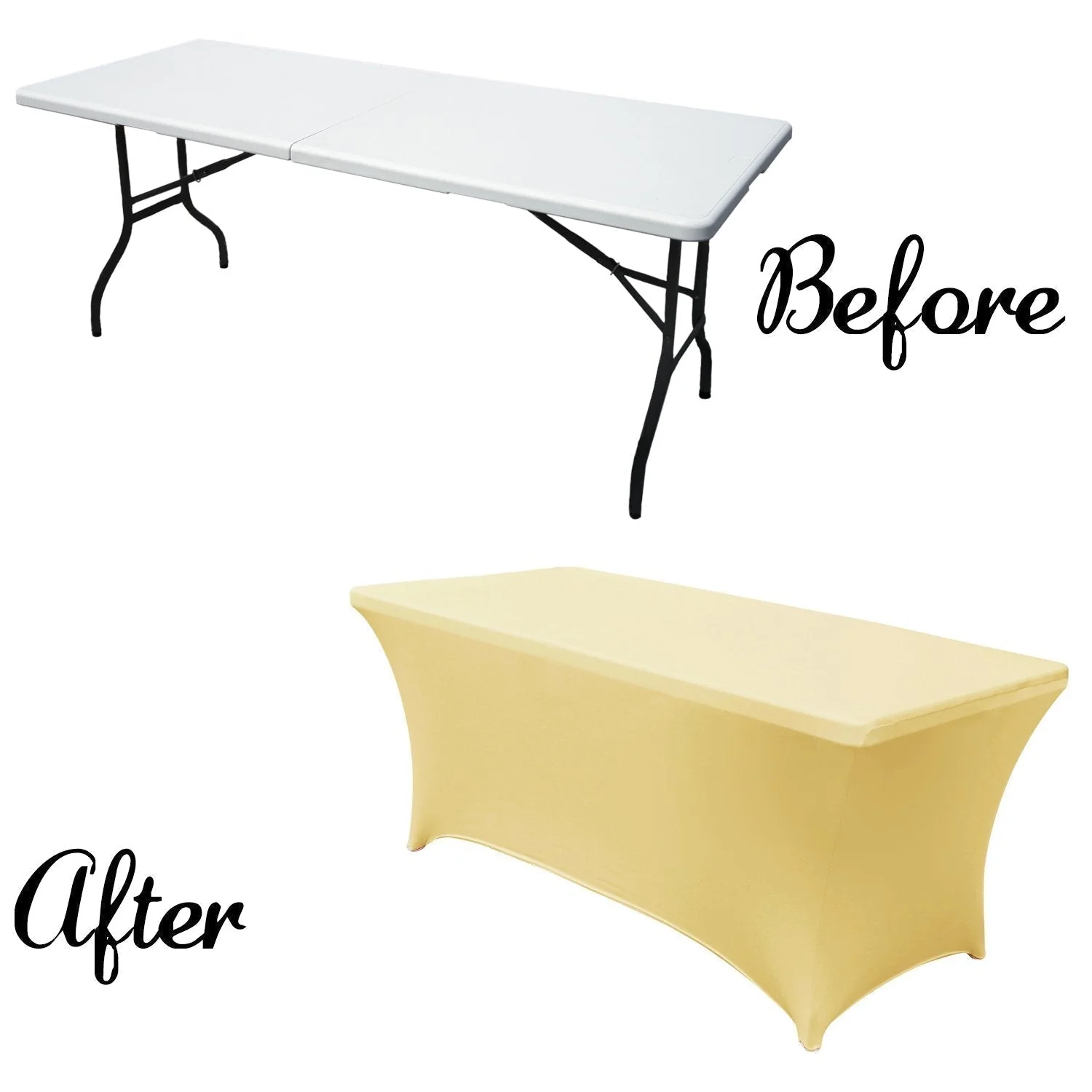 Spandex Table Cover Fitted Polyester Tablecloth（Incomplete encirclement） - Image 20