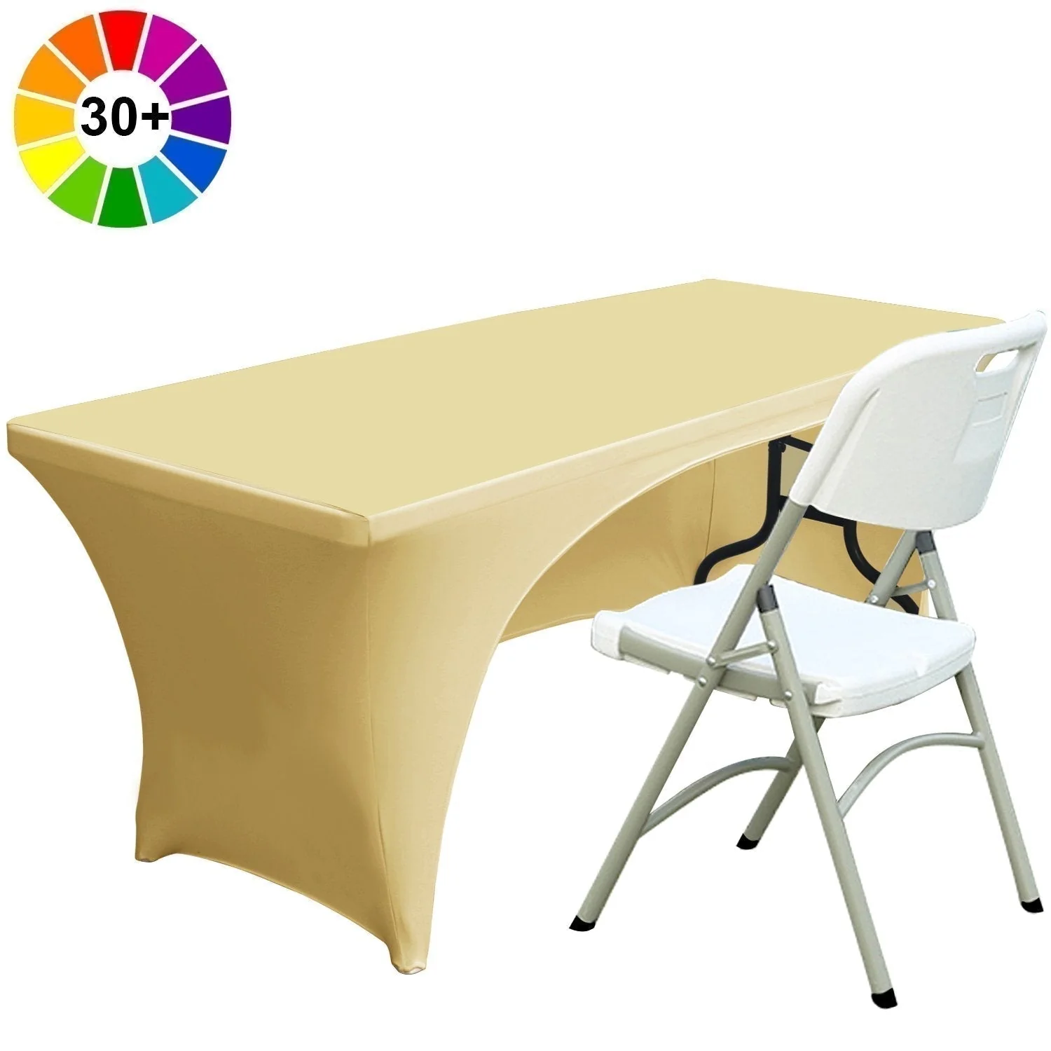 Spandex Table Cover Fitted Polyester Tablecloth（Incomplete encirclement） - Image 21