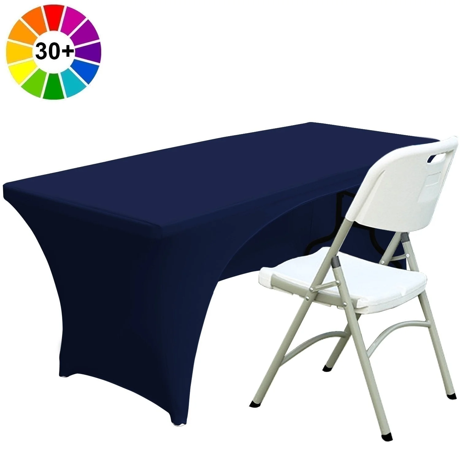 Spandex Table Cover Fitted Polyester Tablecloth（Incomplete encirclement） - Image 3
