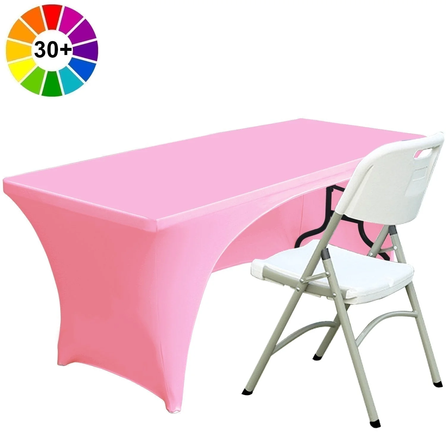 Spandex Table Cover Fitted Polyester Tablecloth（Incomplete encirclement） - Image 5