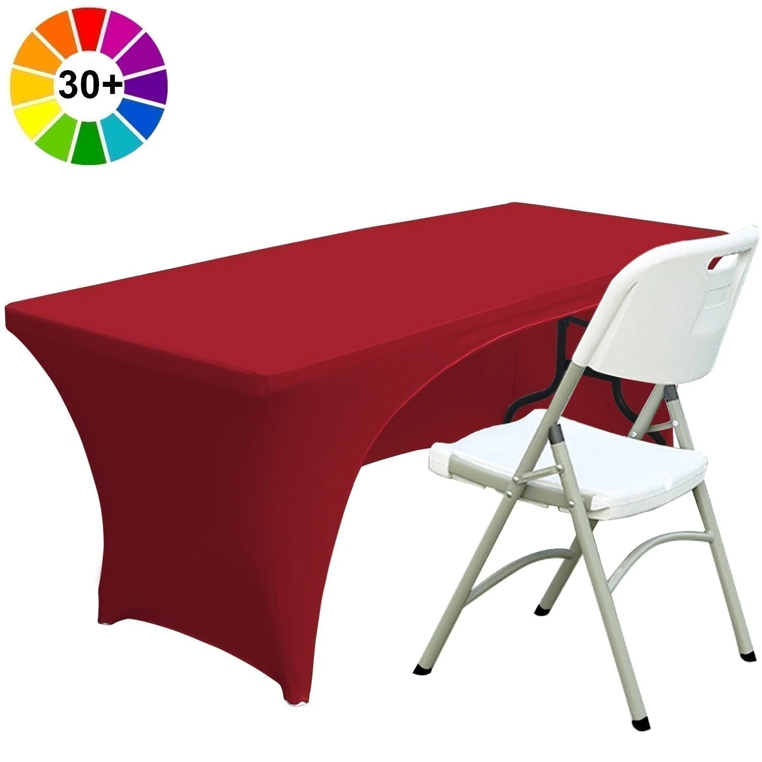 Spandex Table Cover Fitted Polyester Tablecloth（Incomplete encirclement） - Image 6