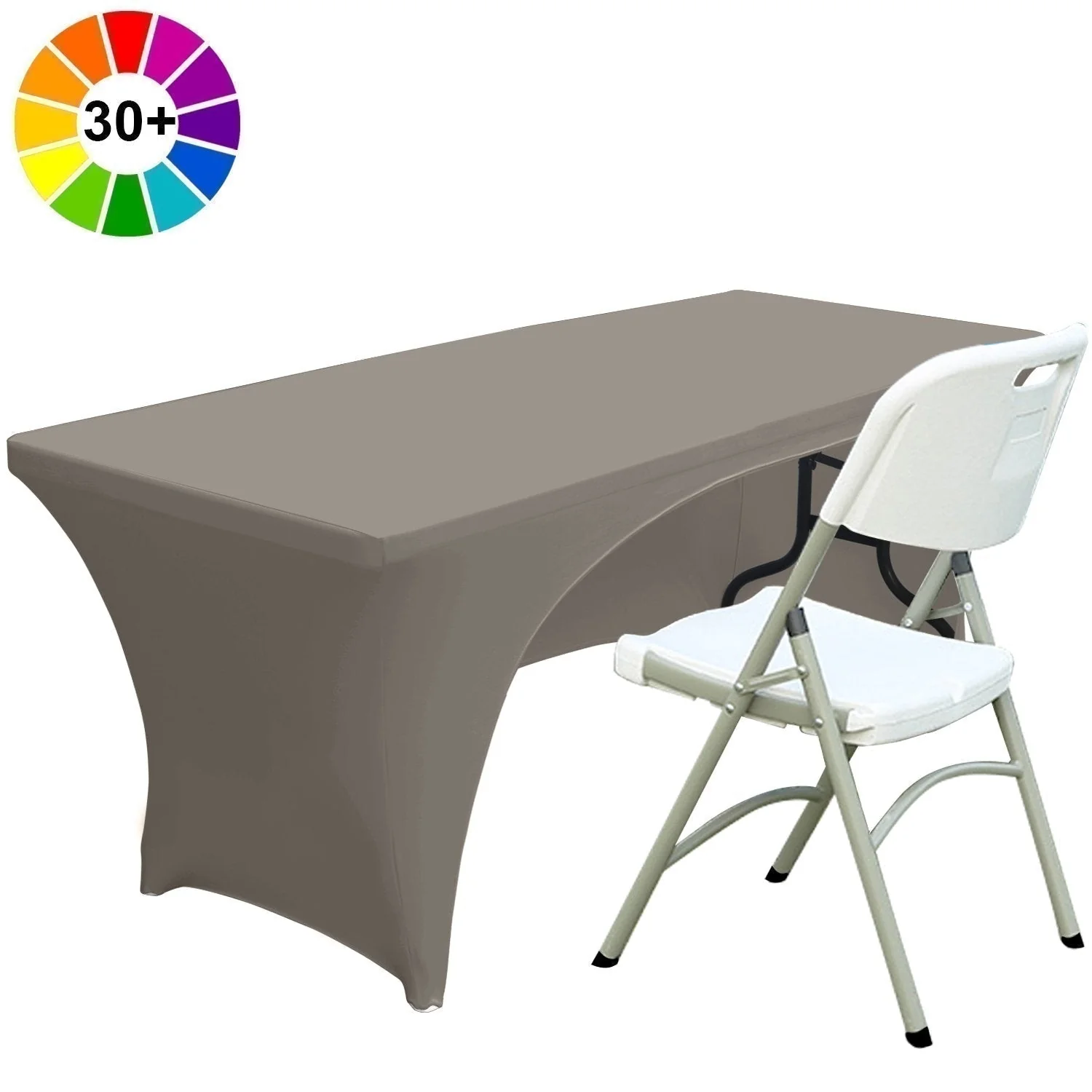 Spandex Table Cover Fitted Polyester Tablecloth（Incomplete encirclement） - Image 7