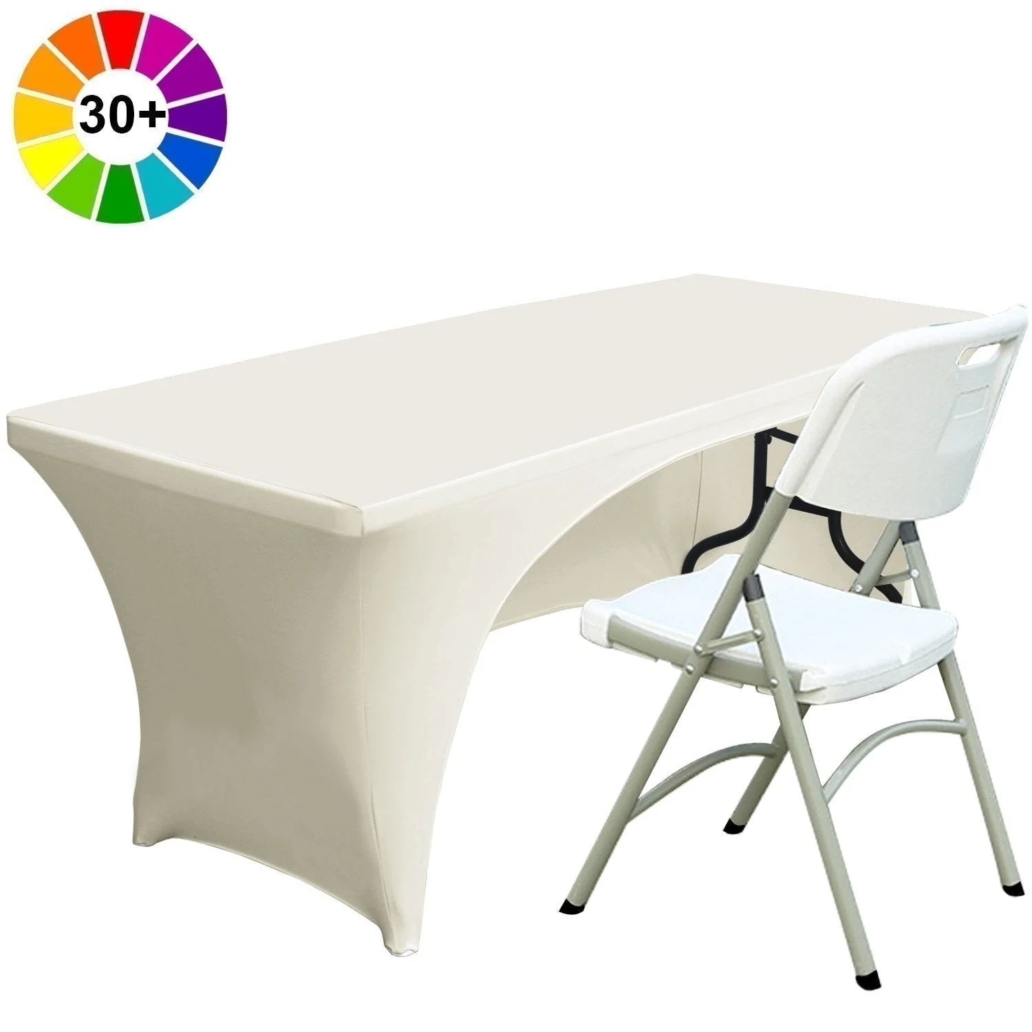 Spandex Table Cover Fitted Polyester Tablecloth（Incomplete encirclement） - Image 8