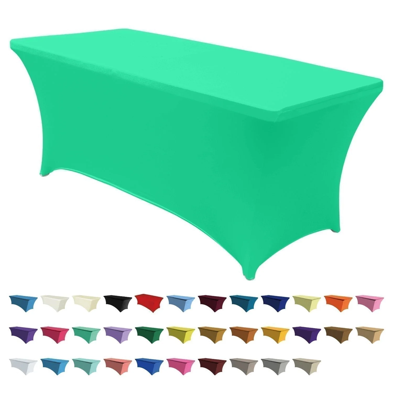 Spandex Tablecloths for Home Rectangular Table 1PC - Image 23