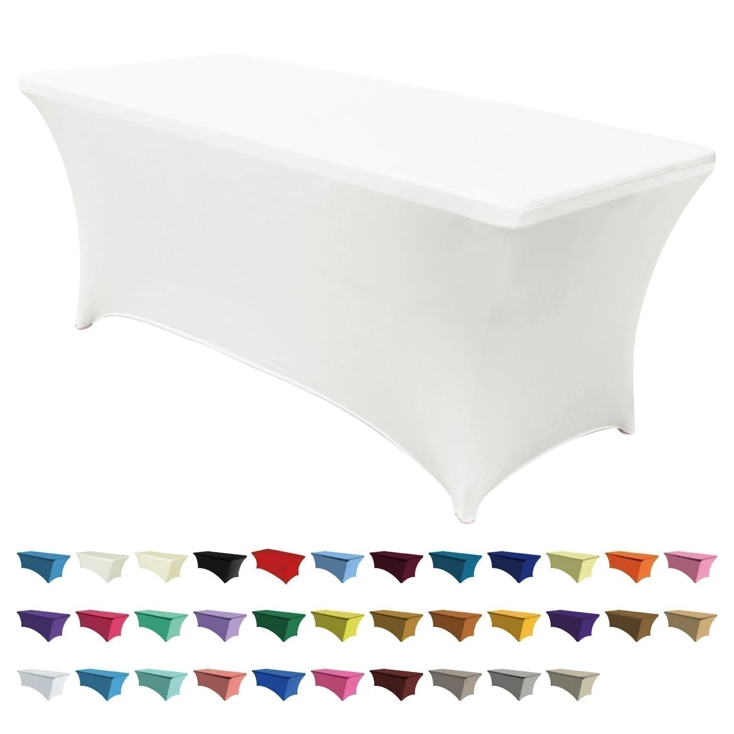 Spandex Tablecloths for Home Rectangular Table 1PC - Image 25