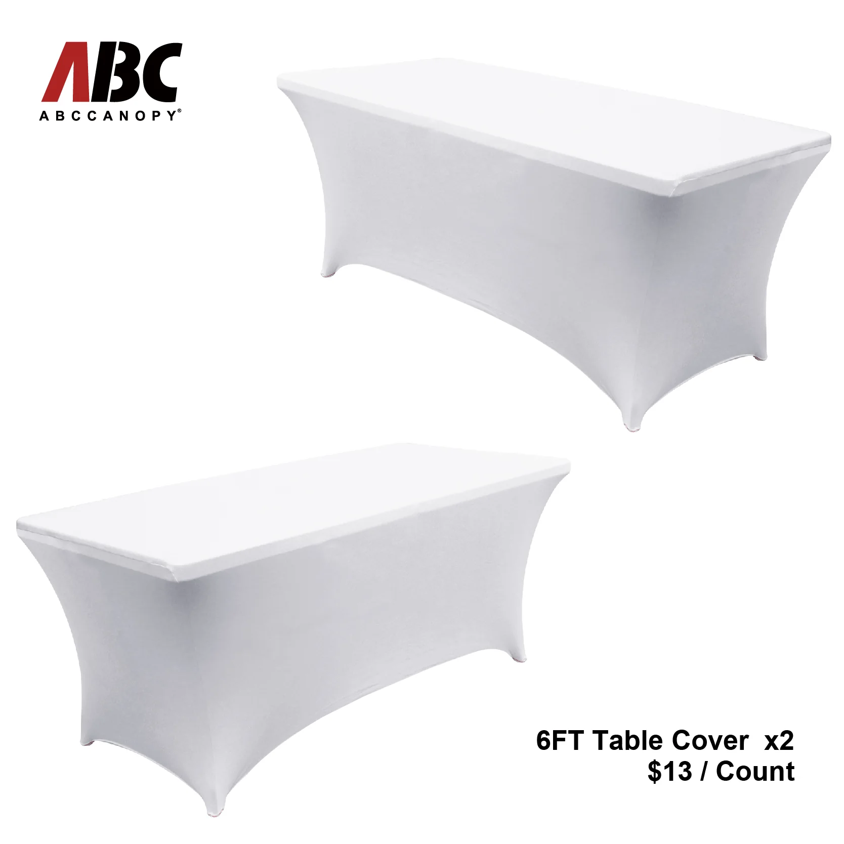 Spandex Tablecloths for Home Rectangular Table (2pc) - Image 3