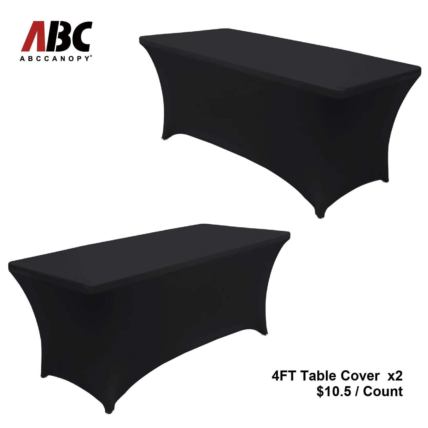 Spandex Tablecloths for Home Rectangular Table (2pc) - Image 5