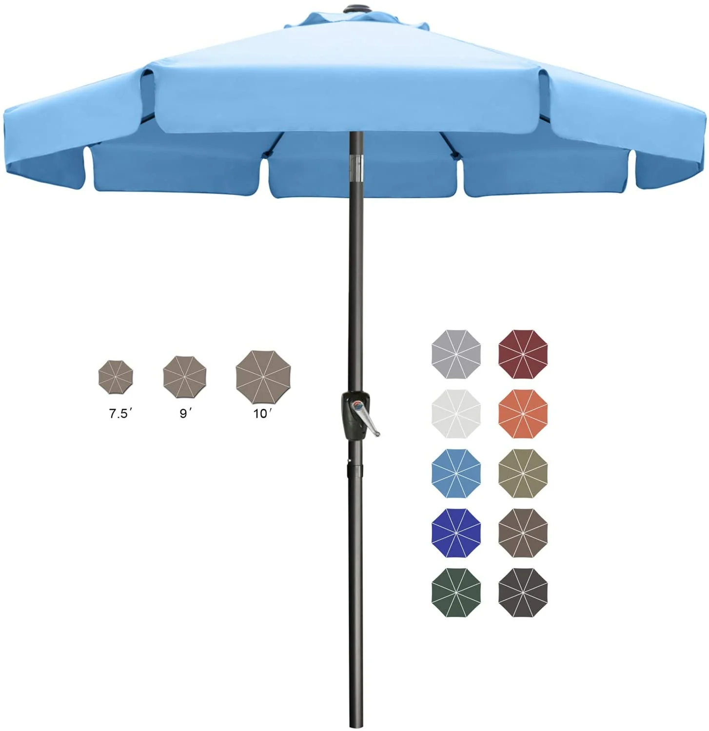 Table Market Umbrella Patio Umbrella - Image 2