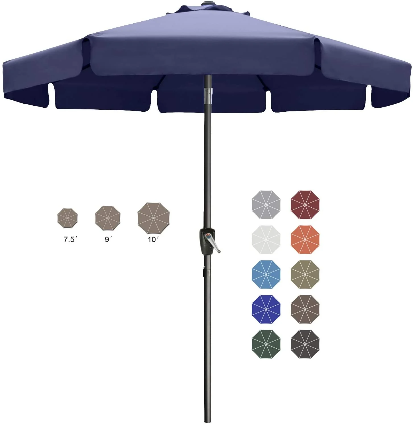 Table Market Umbrella Patio Umbrella - Image 6