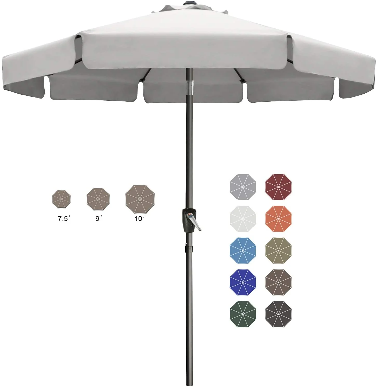 Table Market Umbrella Patio Umbrella - Image 8