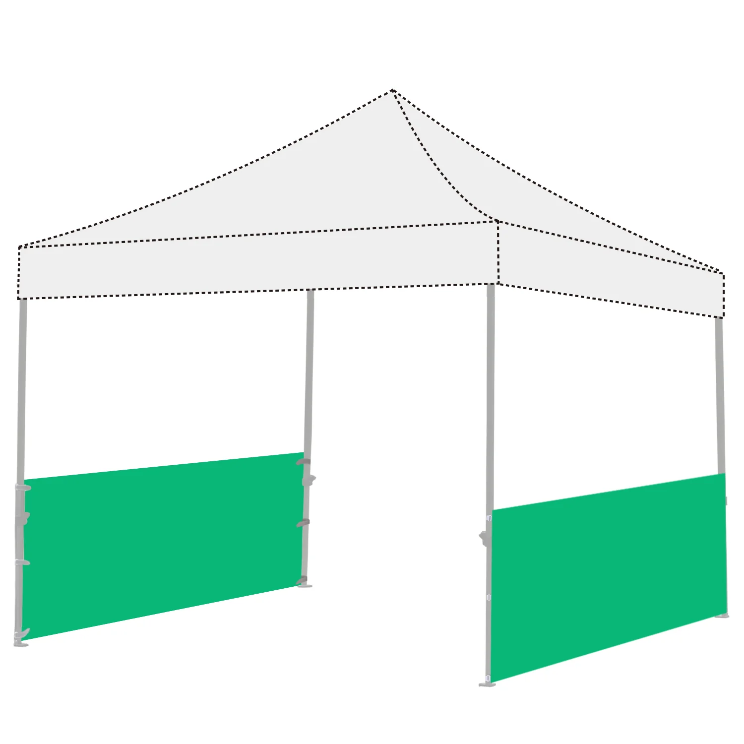 Two Half Walls For Pop Up Party Tent Canopy - Image 11