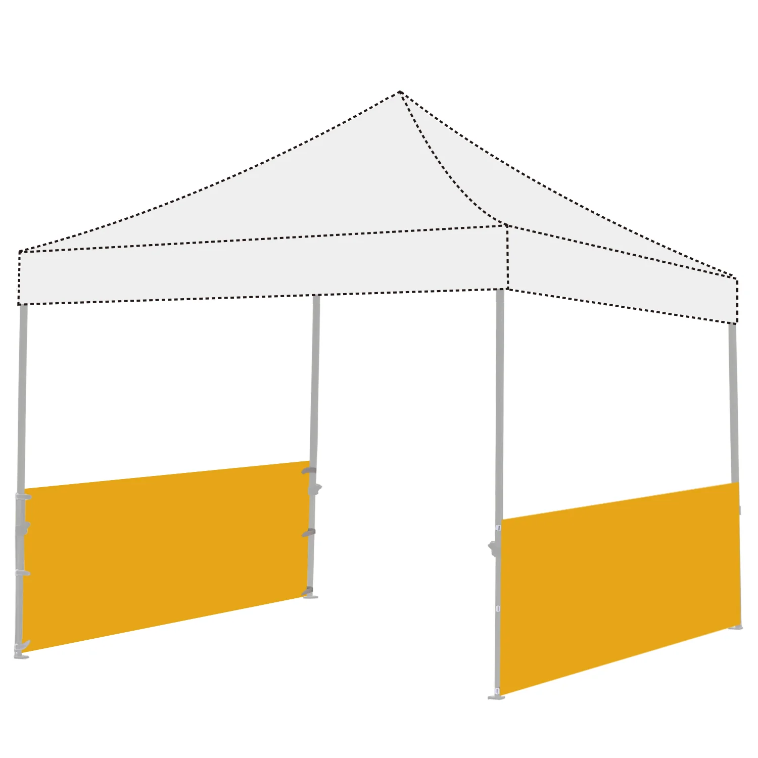 Two Half Walls For Pop Up Party Tent Canopy - Image 13