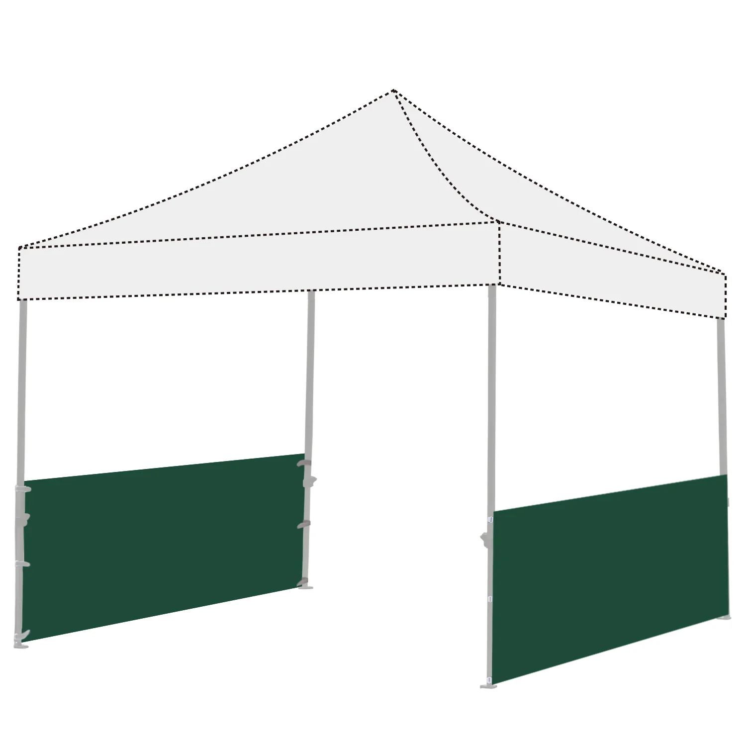 Two Half Walls For Pop Up Party Tent Canopy - Image 14