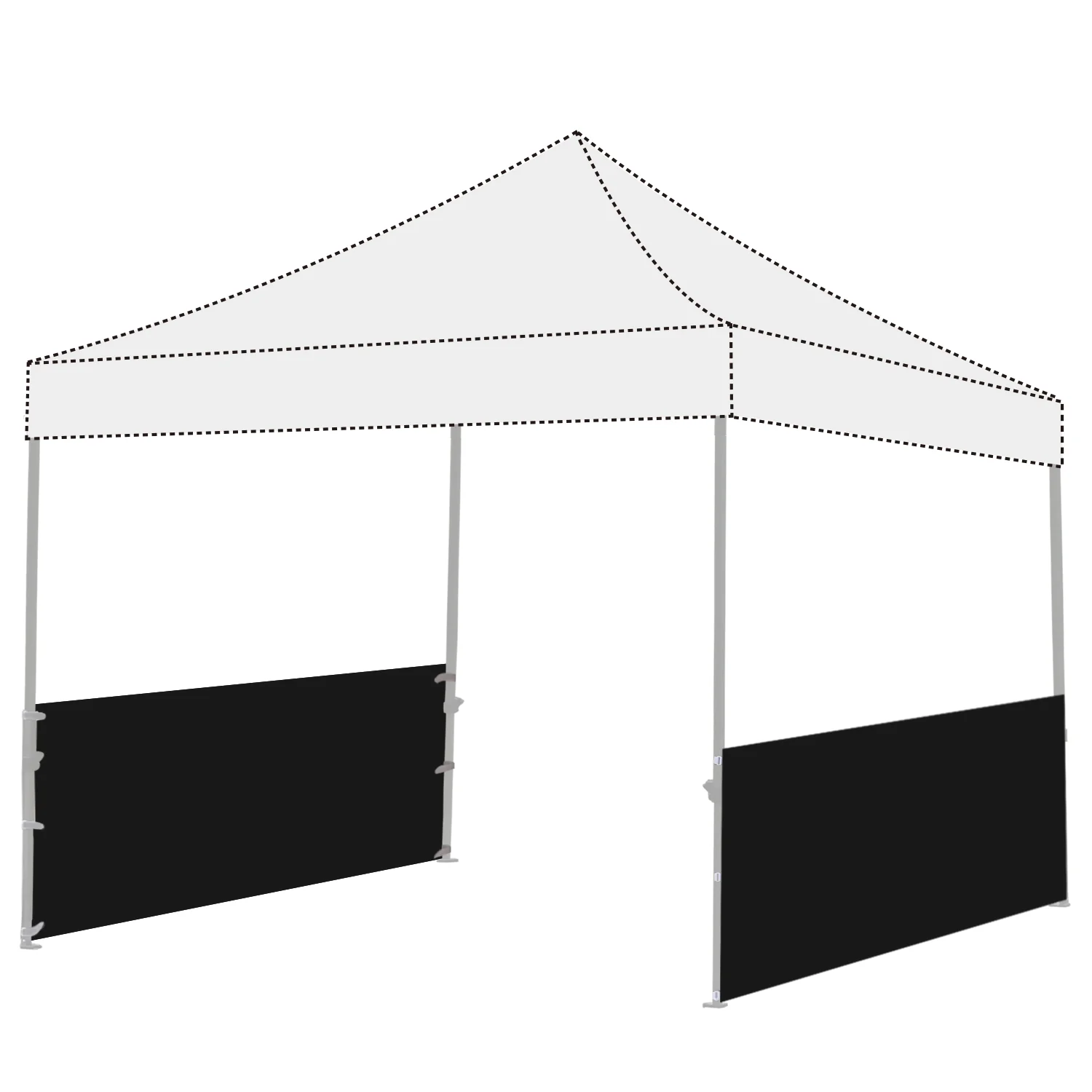 Two Half Walls For Pop Up Party Tent Canopy - Image 17