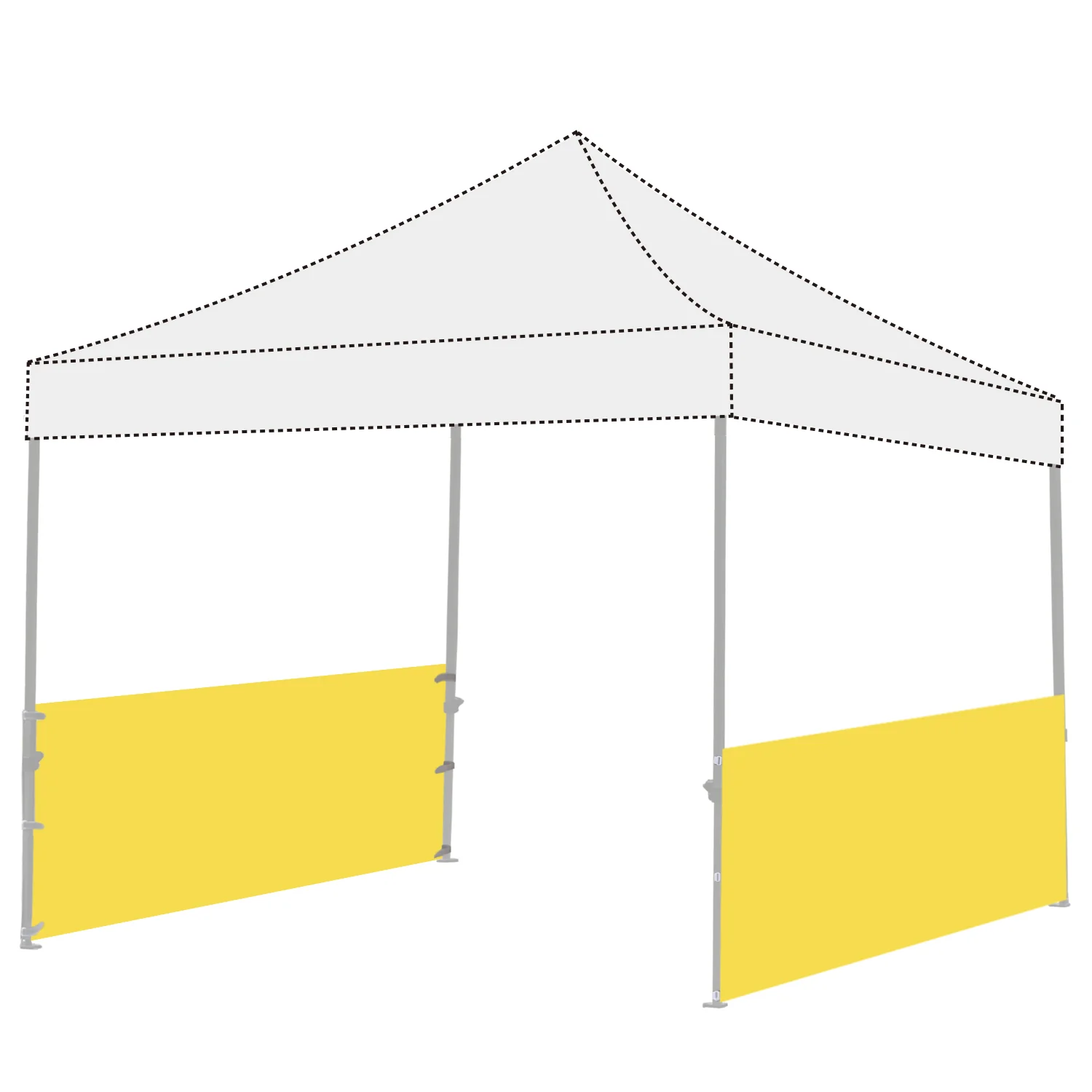 Two Half Walls For Pop Up Party Tent Canopy - Image 2