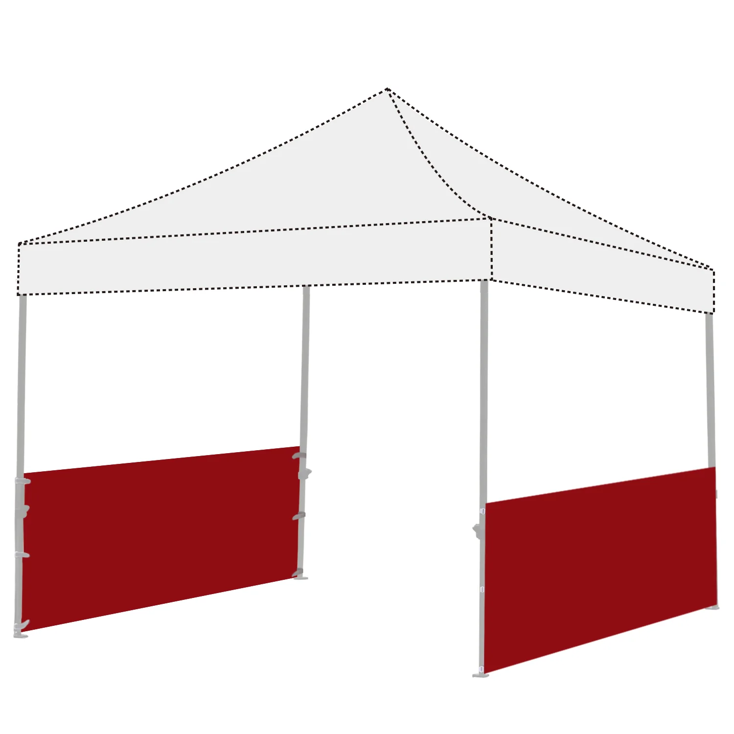 Two Half Walls For Pop Up Party Tent Canopy - Image 6