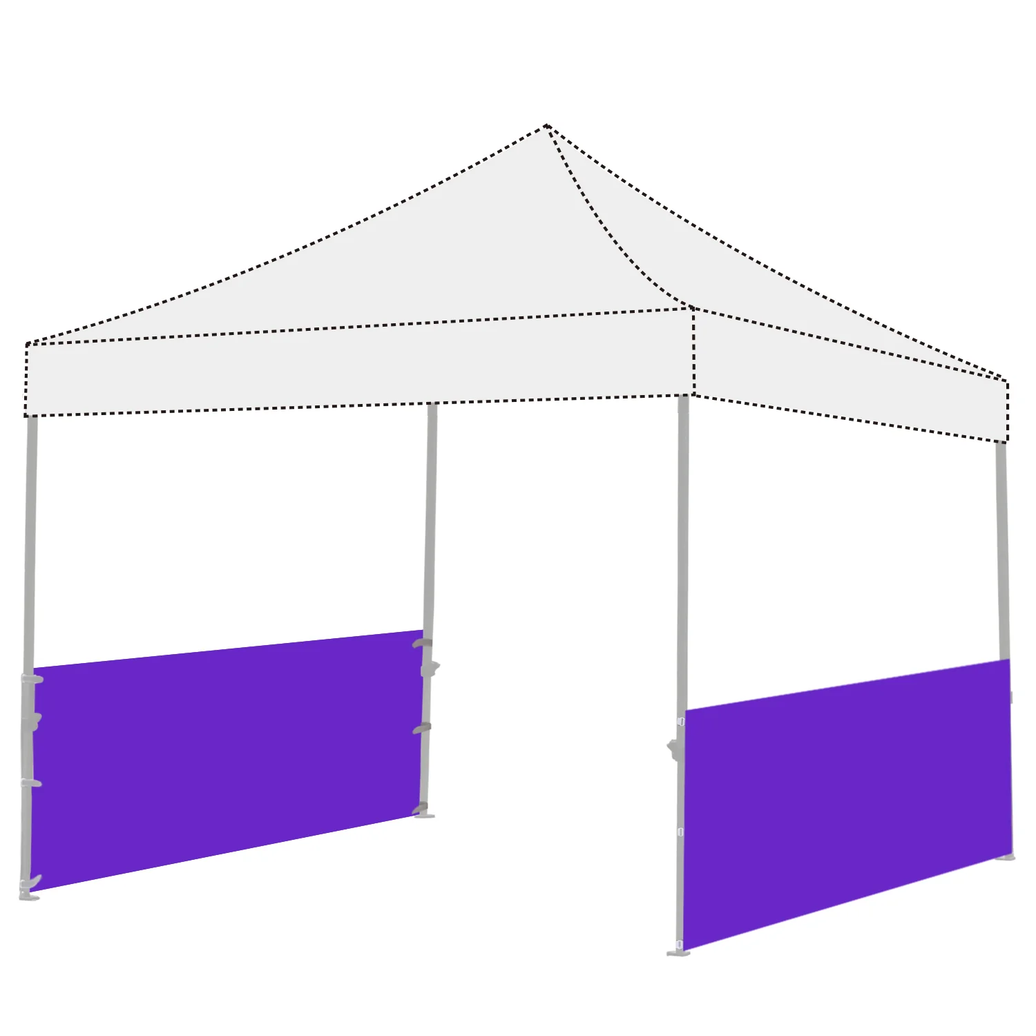 Two Half Walls For Pop Up Party Tent Canopy - Image 7